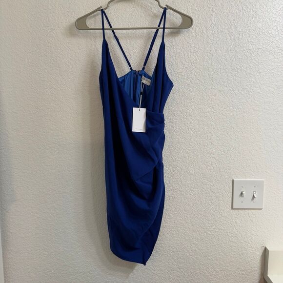Lovers and Friends Yara Mini Dress in Cobalt Size Small BNWT - Picture 2 of 4